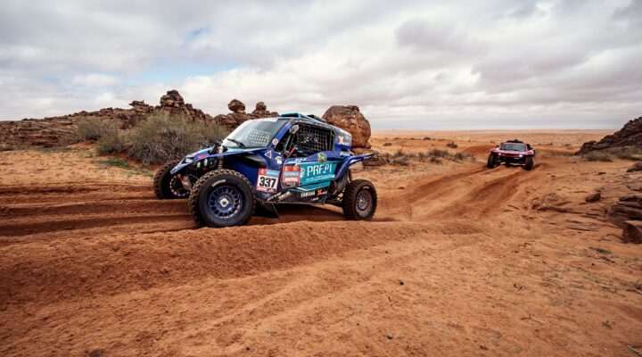 X-raid Yamaha supported Team: Ferreira jubelt über Tagesrang zwei