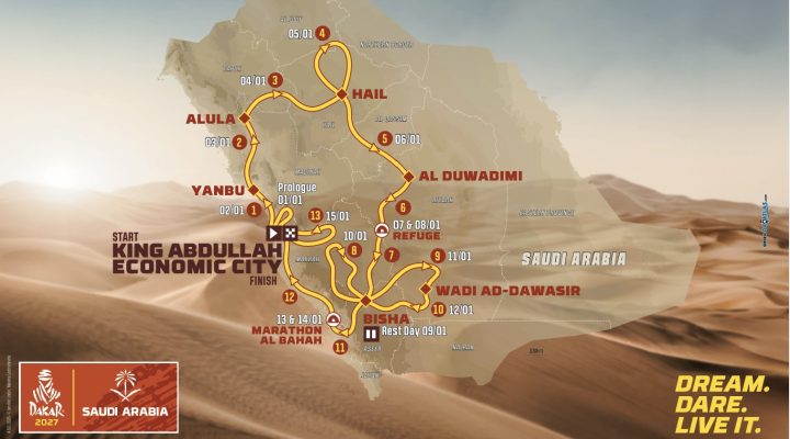 X-raid freut sich auf die Dakar 2027 – Route bekanntgegeben